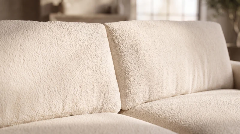 KAWOLA Sofa MARLIN 3-Sitzer Stoff beige