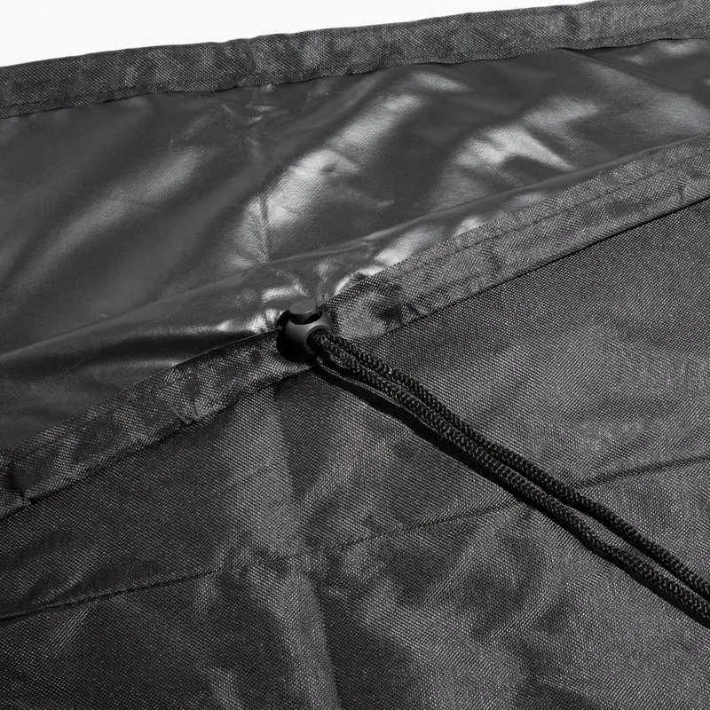 Schutzhülle für Rattan 3 Sitzer Sofa Bank - 220 x 80 x 80 cm - schwarz - 600D Polyester wasserdicht - Abdeckung Gartenbank