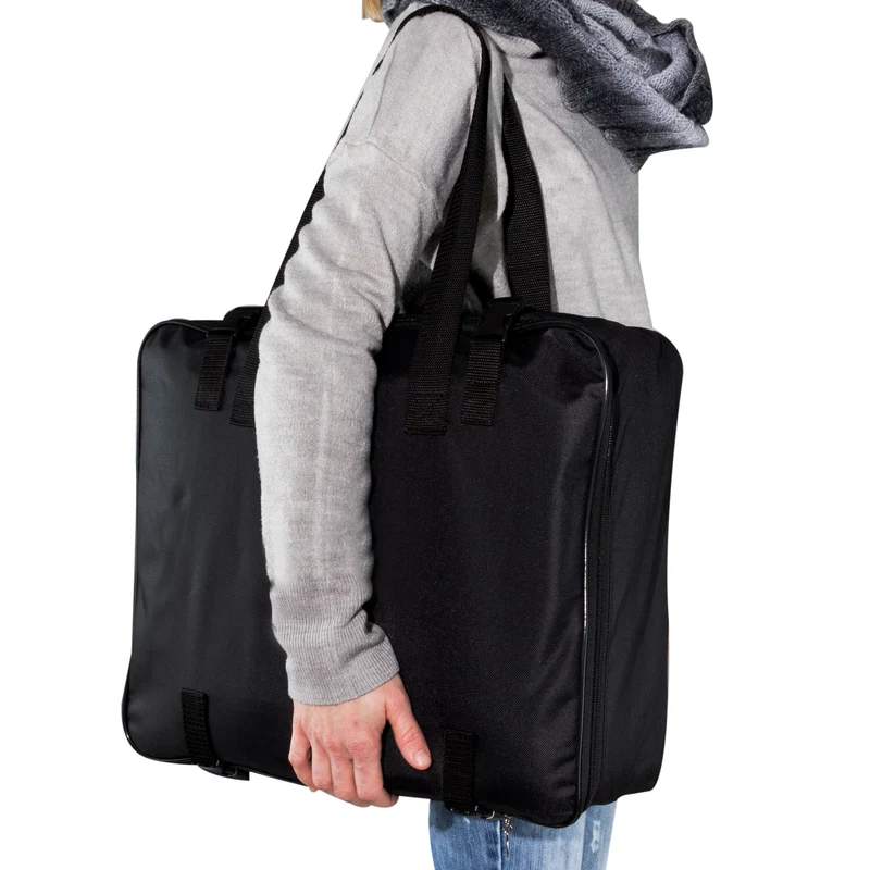 Aufbewahrungstasche für Zelt Teppich - 55x40x15 cm - Transport Tasche Zeltteppich - schwarz - 420D Polyester - wasserdicht