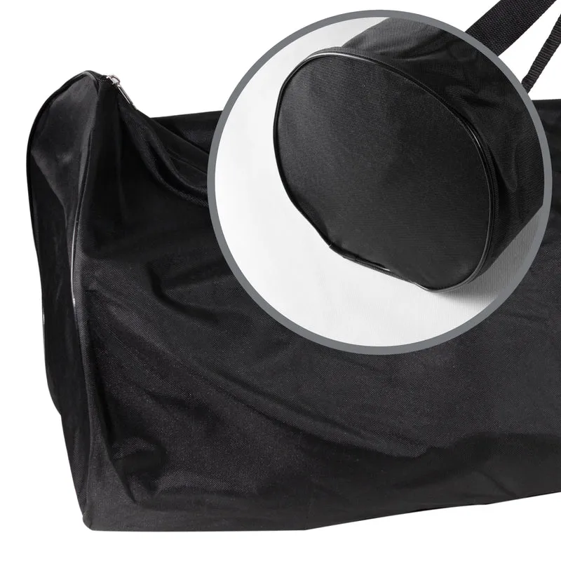 Aufbewahrungstasche für Zelte - 110 x D-40 cm - Transport Tasche - Zelt Tragetasche schwarz - 300D Polyester - Wasserabweisend