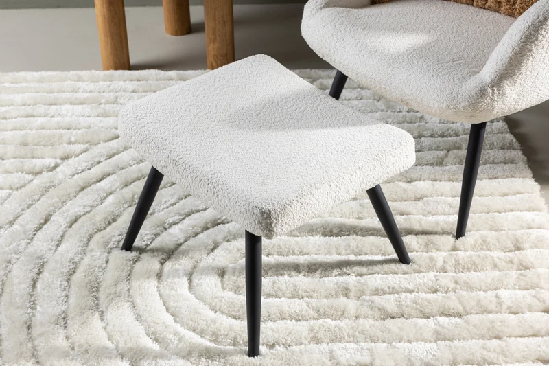 Sessel Esra mit Fußhocker