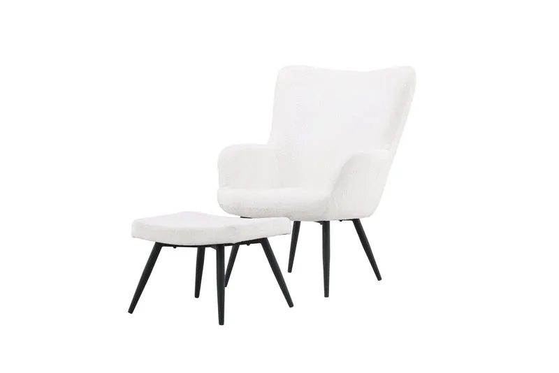Sessel Esra mit Fußhocker