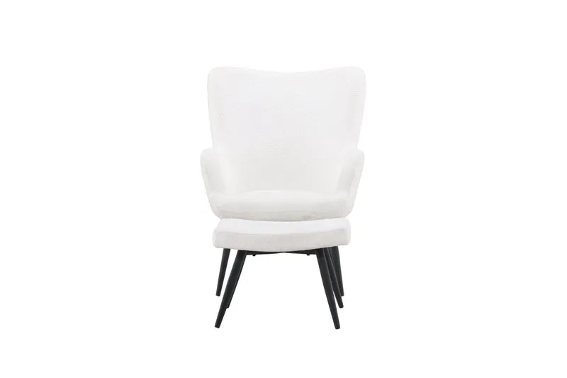 Sessel Esra mit Fußhocker