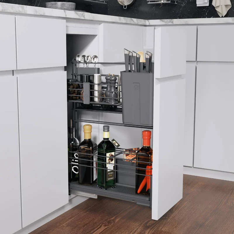 cookingAGENT - kleiner Apothekerschrank & Küchenauszug