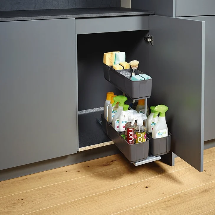cleaningAGENT - Putzschrank Organizer & Putzmittelauszug