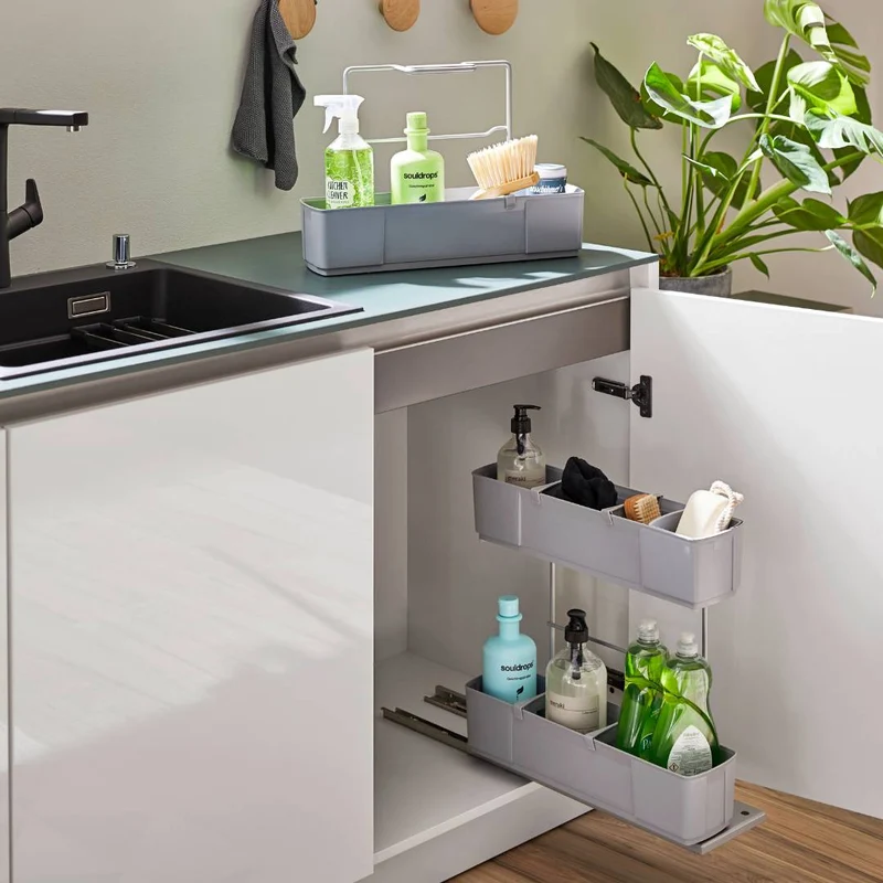 cleaningAGENT - Putzschrank Organizer & Putzmittelauszug