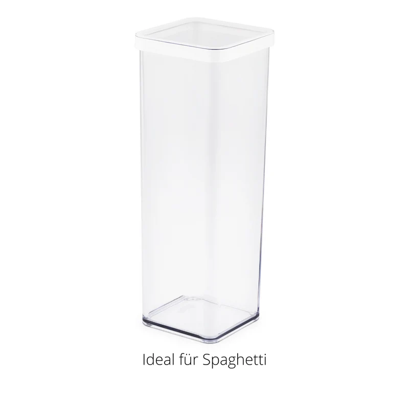 LOFT Vorratsdose Weiss - 10x10x28.5cm (2L)