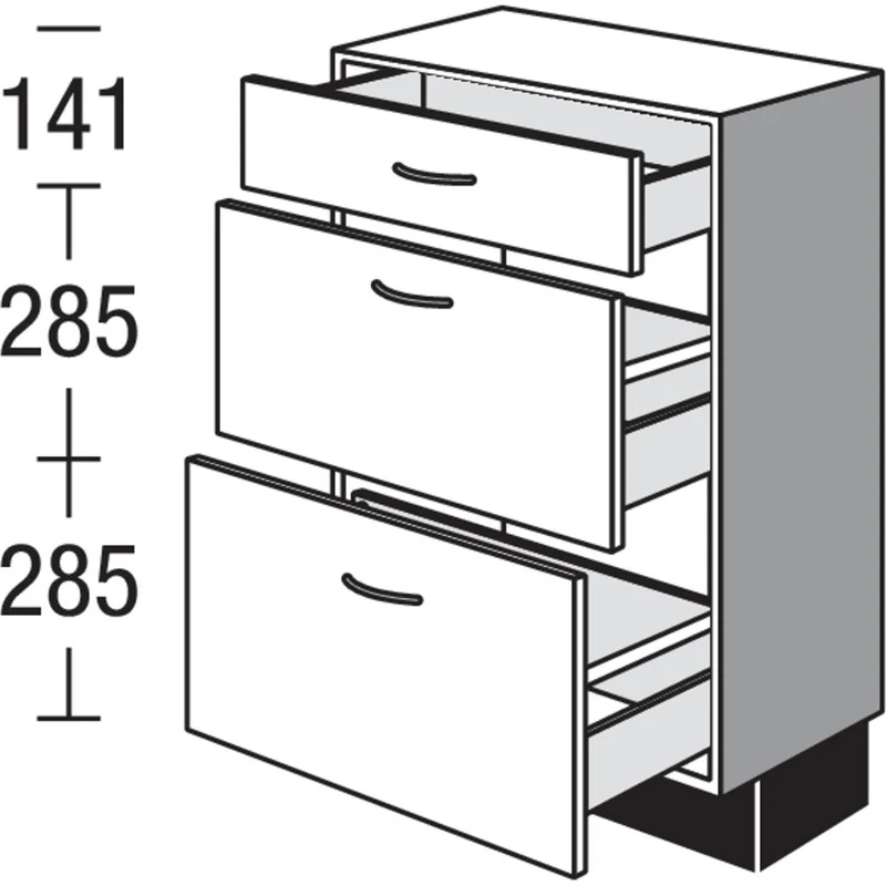pino Unterschrank VUS2A40 40 cm