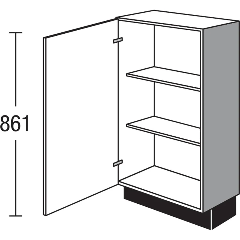 pino Vitrinen-Unterschrank VU4587 45 cm