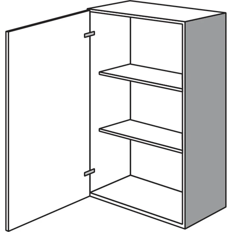 pino Vitrinen-Hängeschrank mit Möbeltür VH4587 45 cm
