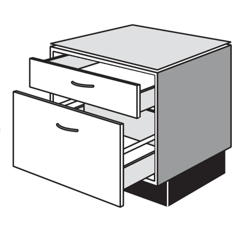 pino Unterschrankmodul für Waschmaschine oder Trockner USA6043W 60 cm