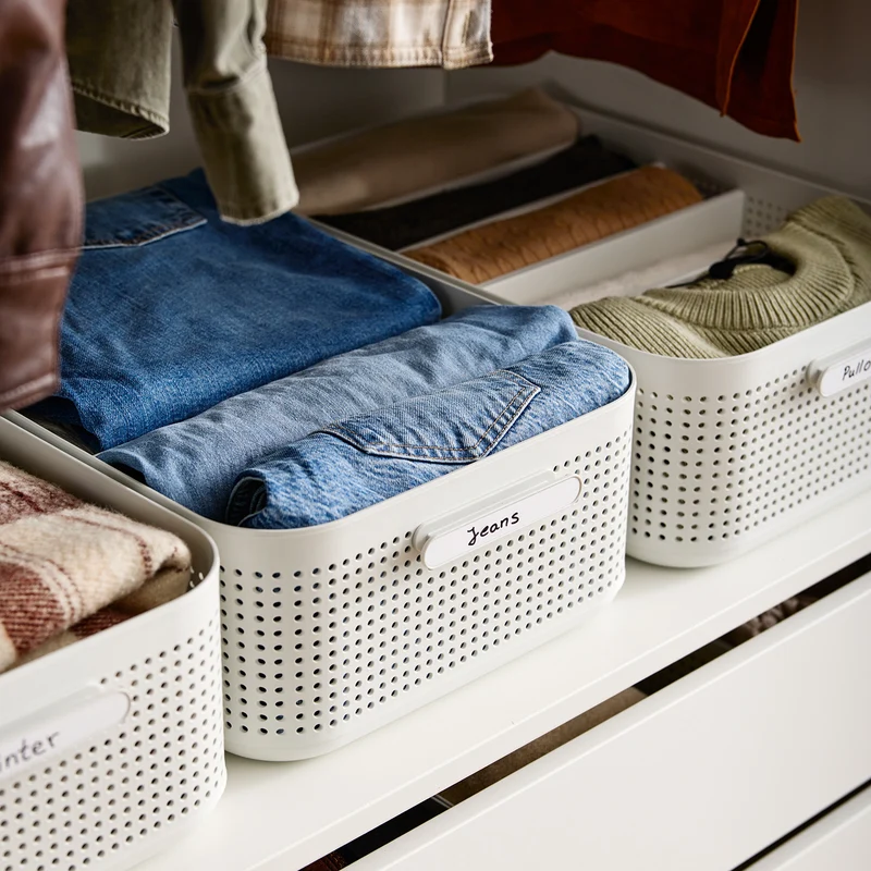 Kleiderschrank Organizer 2er Set Box L | WOP