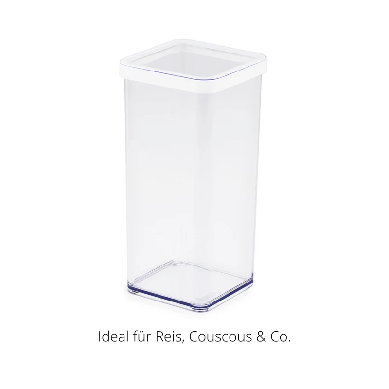 LOFT Vorratsdose Weiss - 10x10x21.4cm (1.5L)