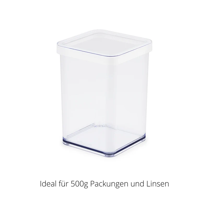 LOFT Vorratsdose Weiss - 10x10x14.2cm (1L)