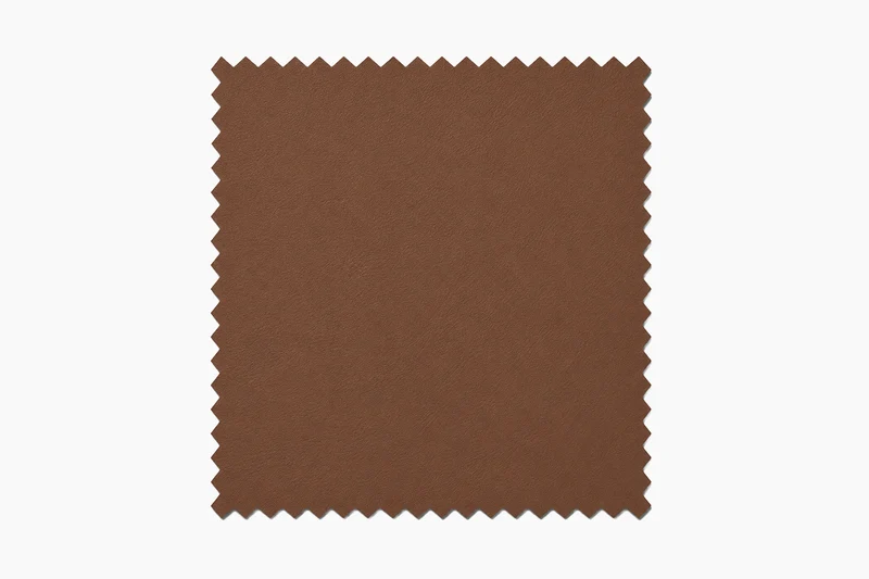 KAWOLA Stoffmuster Leder cognac