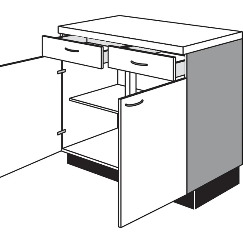 pino Unterschrank US80 80 cm