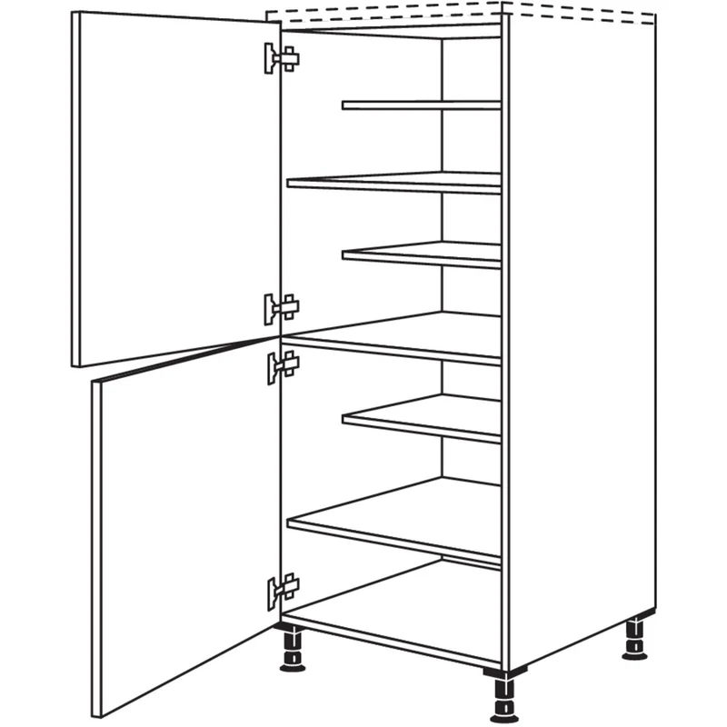 nobilia Highboard Schuhschrank HDWS60 60 cm