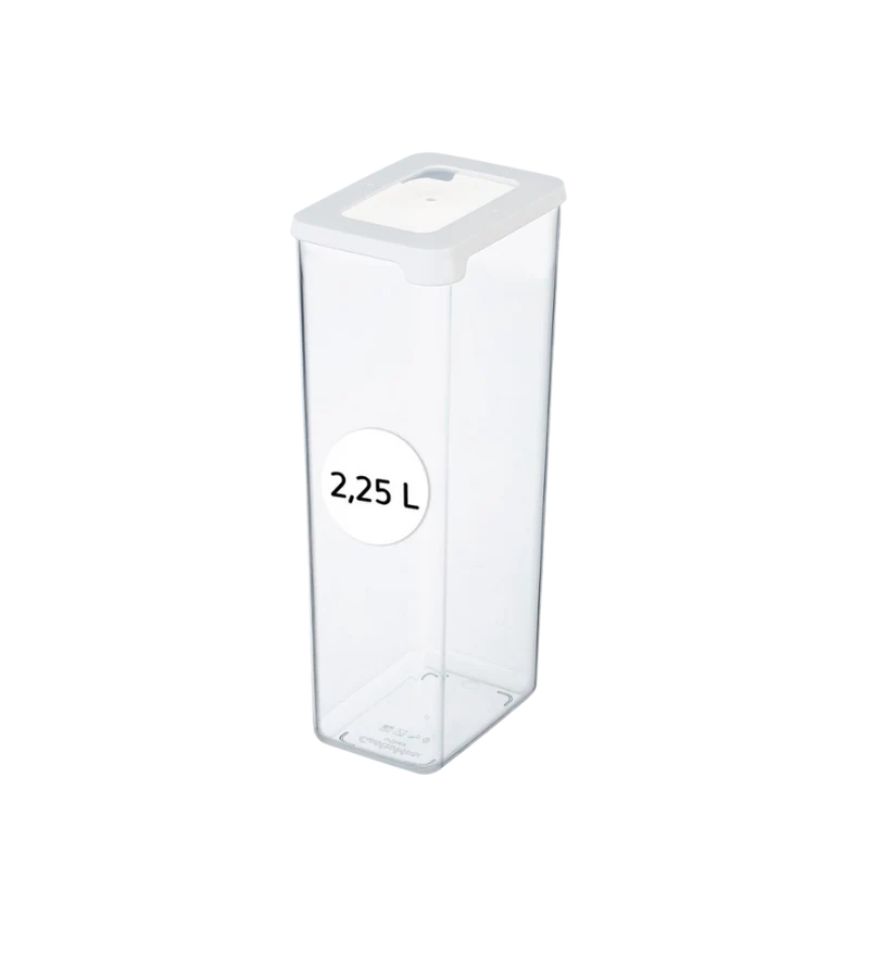 SmartStore Vorratsdosen Weiss - 12.5x9x28cm (2250ml)
