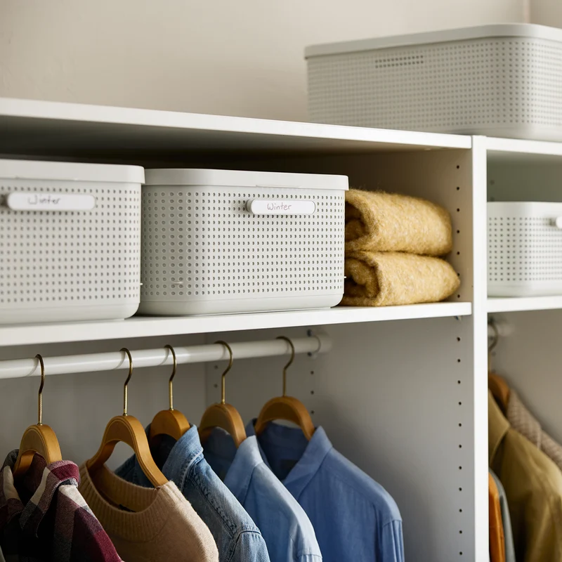 Kleiderschrank Organizer 2er Set Box mit Dufteinsatz M | WOP