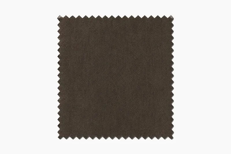 KAWOLA Stoffmuster Velvet braun