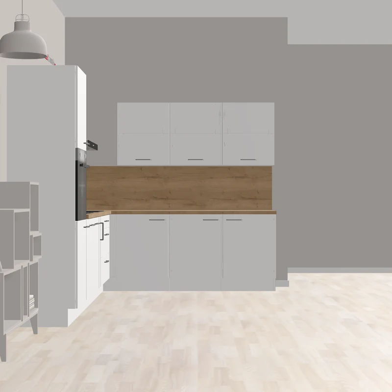 nobilia L-Küchentraum für die ganze Familie Völklingen 399 x 299 cm weiß Matt Beton Schiefergrau gute Ausstattung wie Apothekerschrank und Platz mit Stauraum