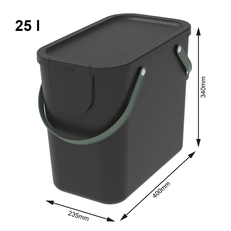 Set Recycling Müllsystem 2 x 40l, 2 x 25l ALBULA