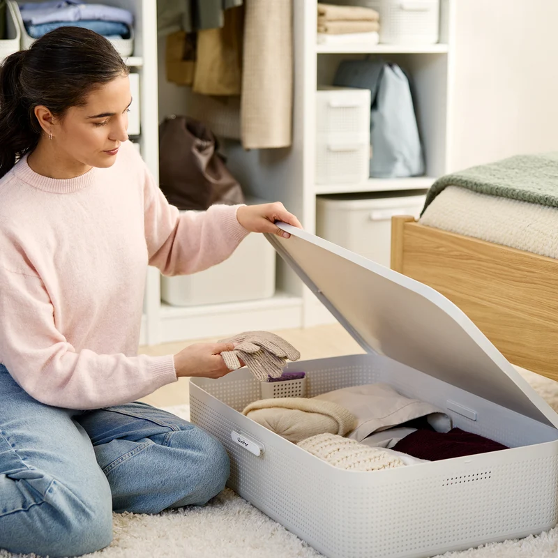Kleiderschrank Organizer Box mit Dufteinsatz XL | WOP