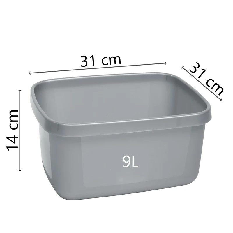 Aufbewahrungstasche 32x32x17 cm grau-weinrot mit WASCHSCHÜSSEL - ideal für Campinggeschirr Keder-Nahtverstäkung - Reißverschluß - Tragetasche Campingzubehör - Tasche für Melamingeschirr - Outdoor