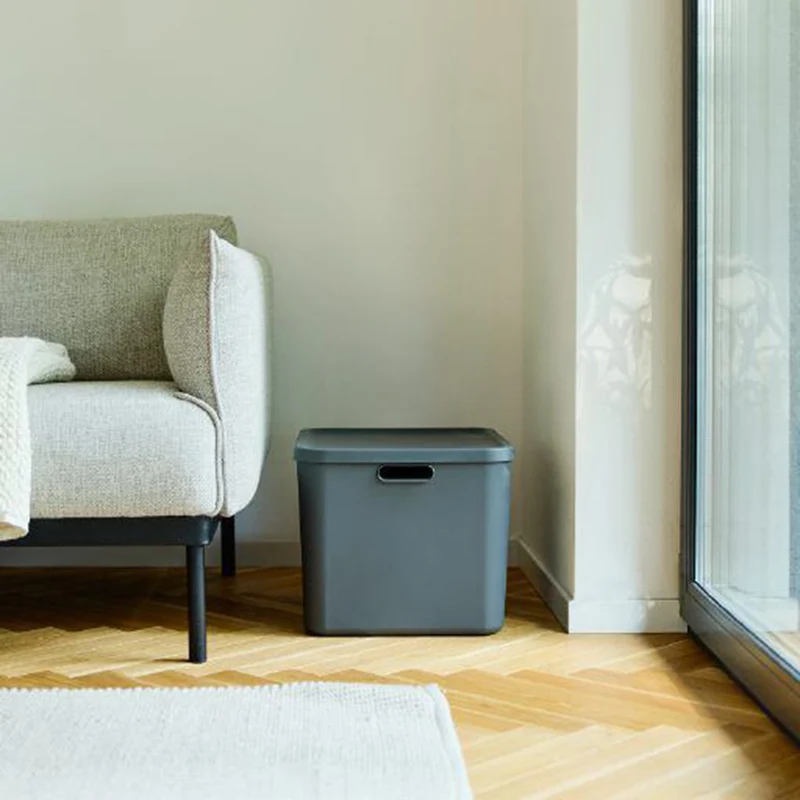 Aufbewahrungsboxen-Set 5tlg. 4x 12l und 1x 55l ALBULA LIGHT