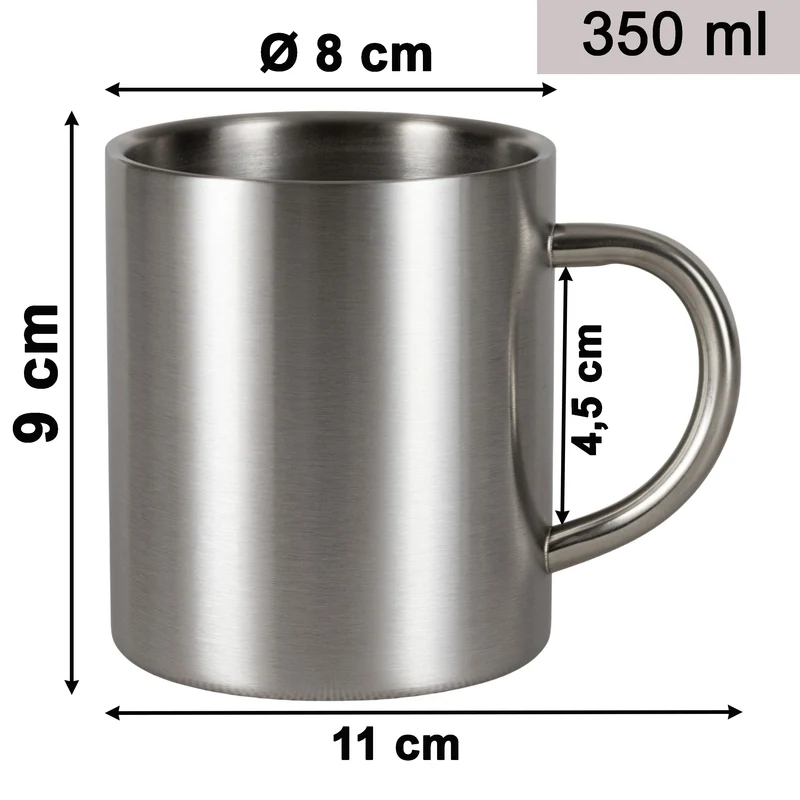Melamin Geschirr Set Mondgranit Blau-Grau für 4 Personen - 16 Teile - mit Edelstahl Thermo Tassen Steingutoptik Spülmaschinengeeignet Essgeschirr Campingzubehör Campinggeschirr Wohnwagen Camping Festival Picknick Gartenparty