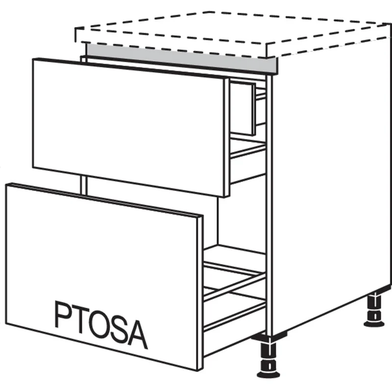 nobilia XL-Auszugschrank LUI2A120-X 120 cm