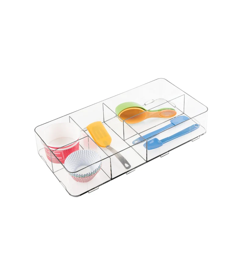 CLARITY Click-Organizer 5 Fächer - 40.6x20.3x7.6cm