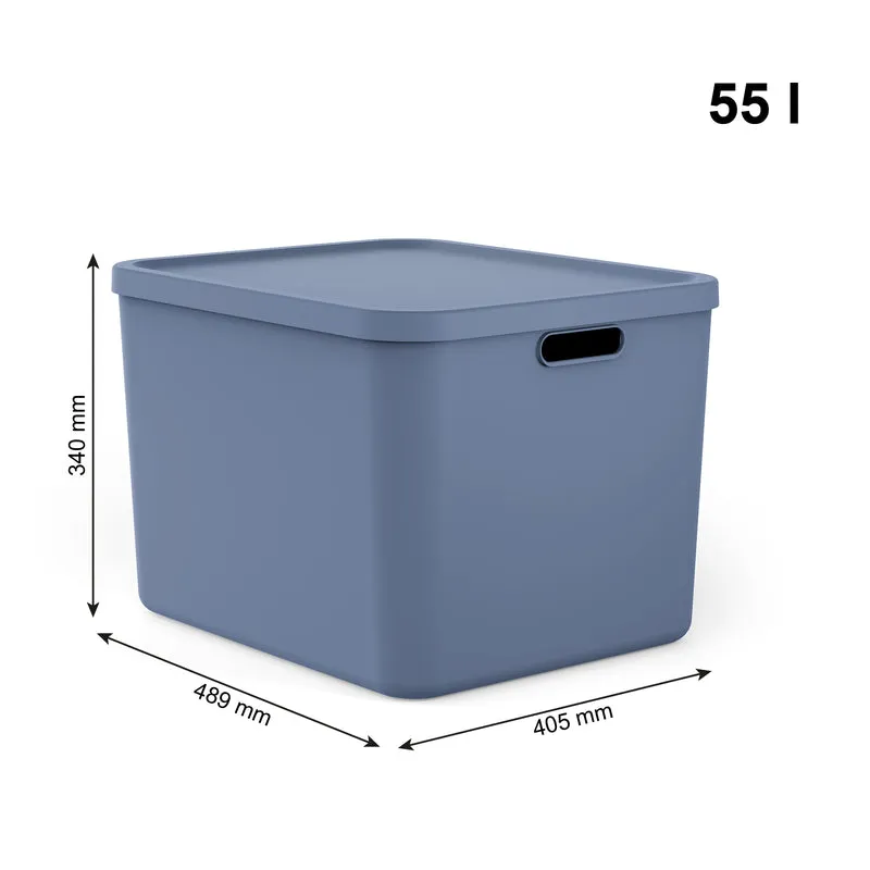 Aufbewahrungsboxen-Set 3tlg. 2x 12l und 55l ALBULA LIGHT