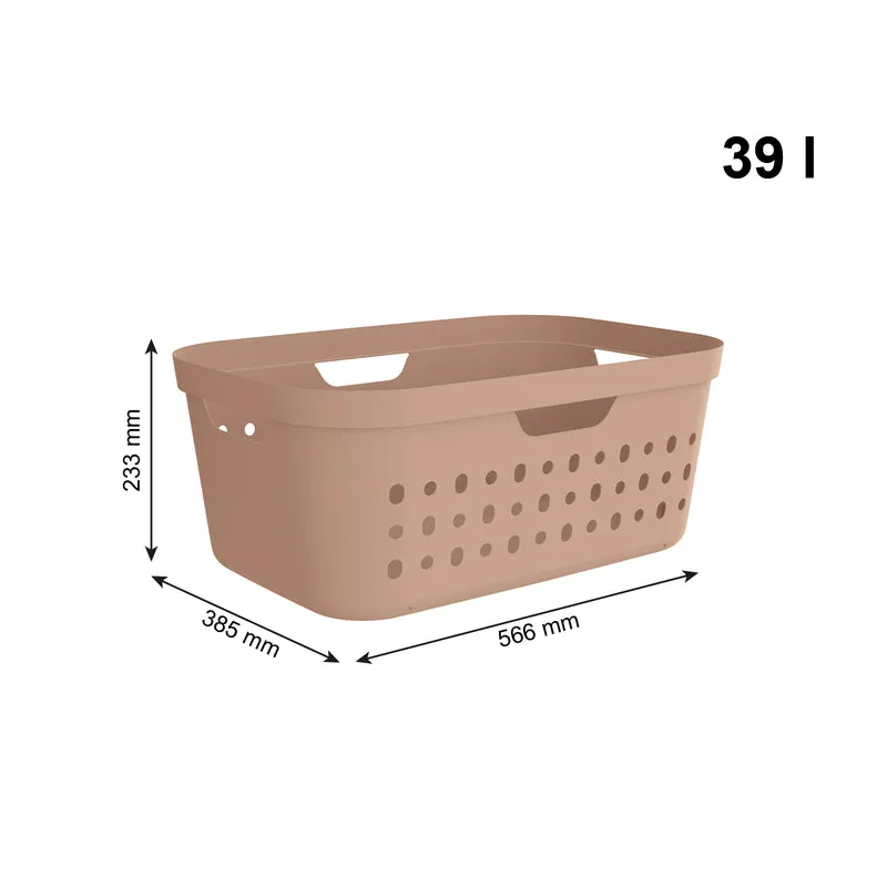 3er-Set Wäschekorb Jona 39l