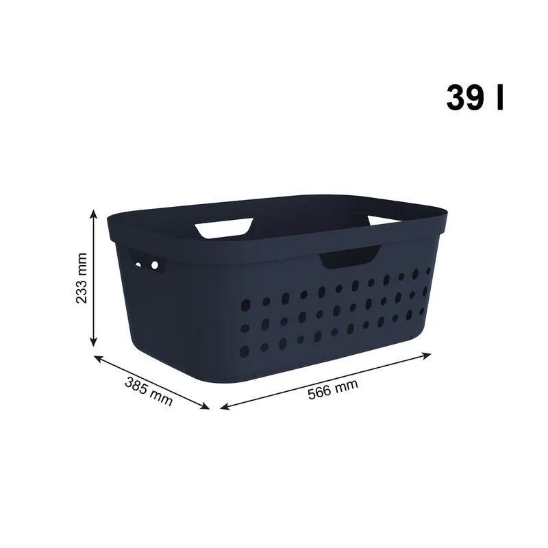 3er-Set Wäschekorb Jona 39l