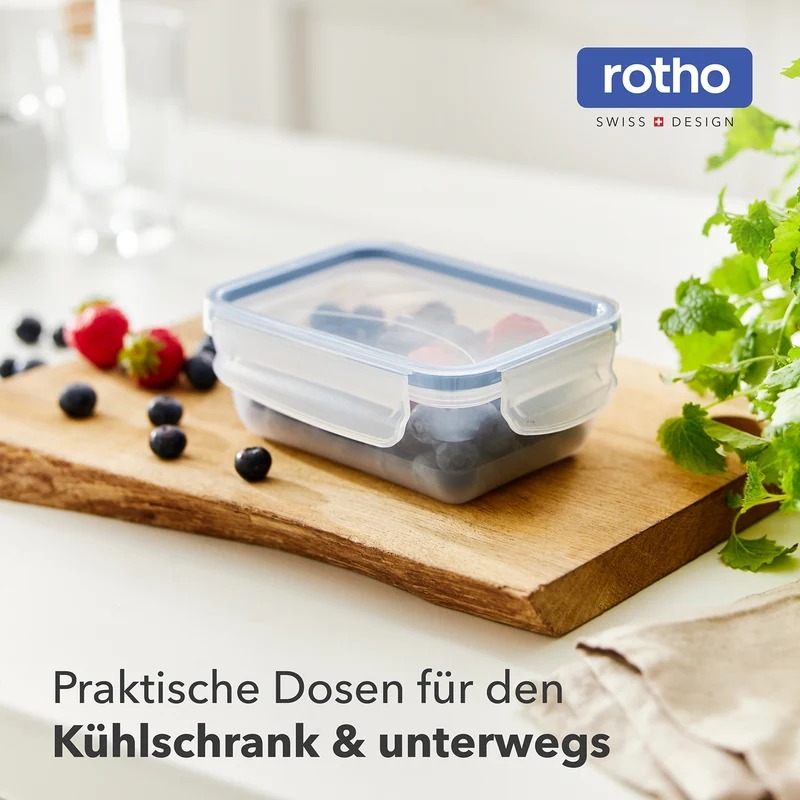 Set Frischhaltedosen 8 tlg. - 0,5l CLIC & LOCK