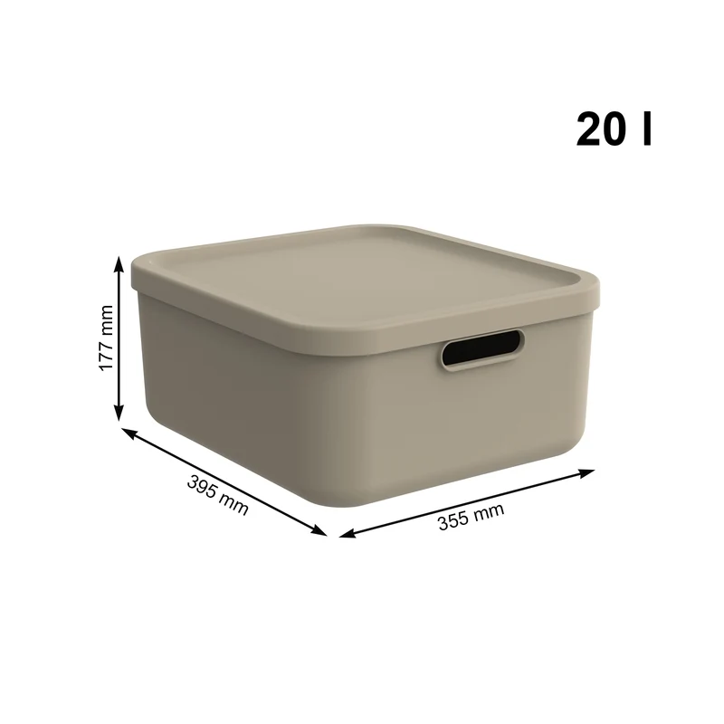 Aufbewahrungsbox 20l 2er-Set ALBULA LIGHT