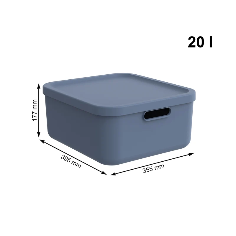 Aufbewahrungsbox 20l 2er-Set ALBULA LIGHT