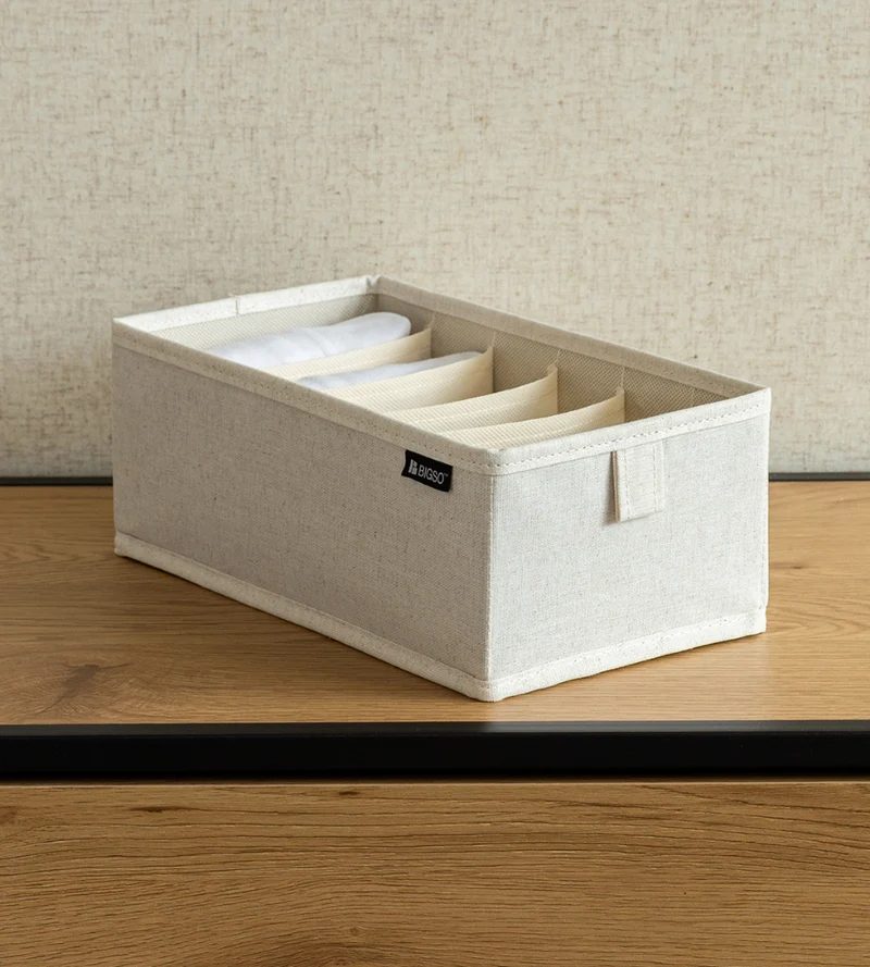 SOFT ll Organizer Beige - 6 Fächer schmal