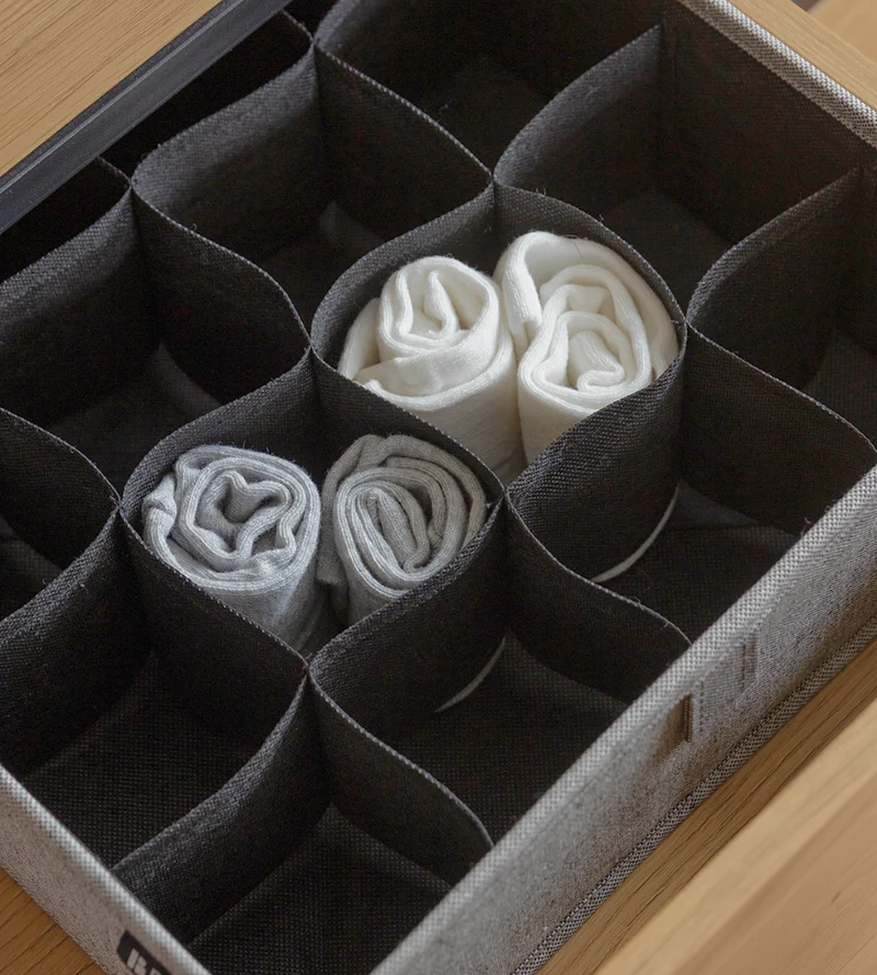 SOFT ll Organizer Grau - 16 Fächer