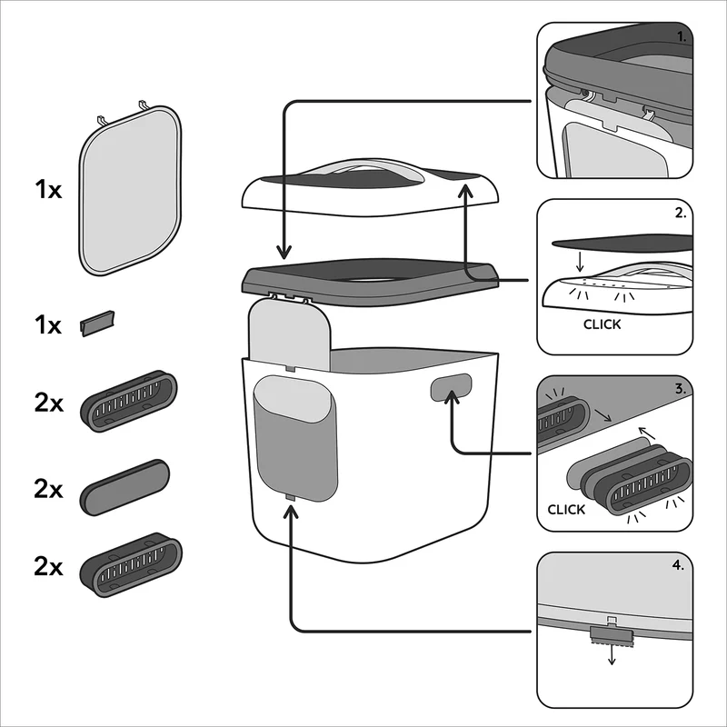 Katzentoilette Bea XL