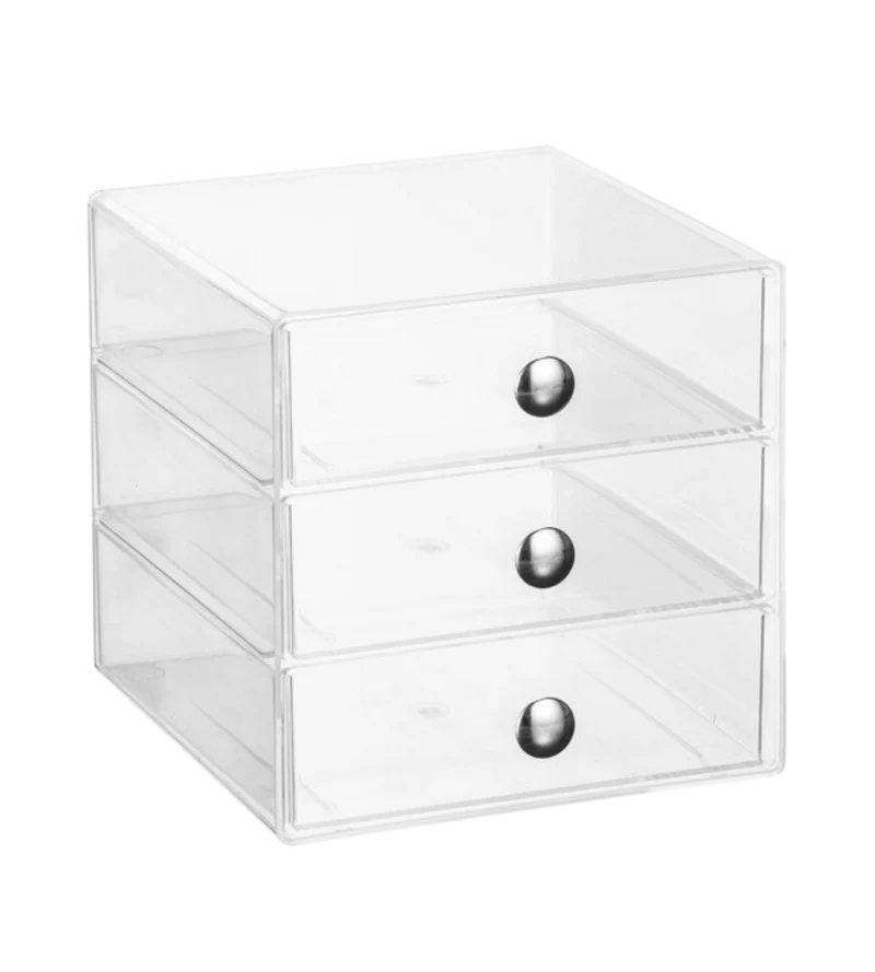 DRAWER - Schubladen-Turm 3 Fächer - 16.5x16.5x16.5cm