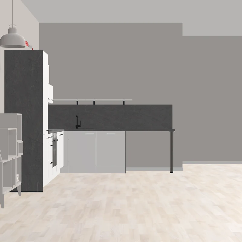 nobilia L-Küchedesign mit Frühstücksplatz Kamen 366 x 286 cm weiss dunkle Arbeitsplatte Mit Herd - Duntsabzug - Franke Spüle und Armatur