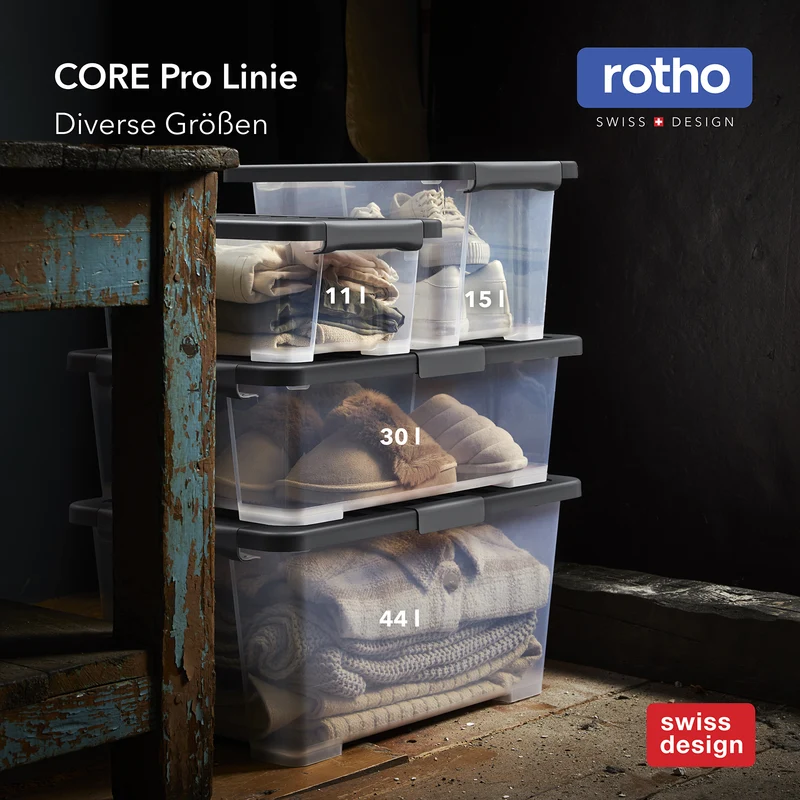 Boxen-Set - 4-teilig - 15l CORE Pro