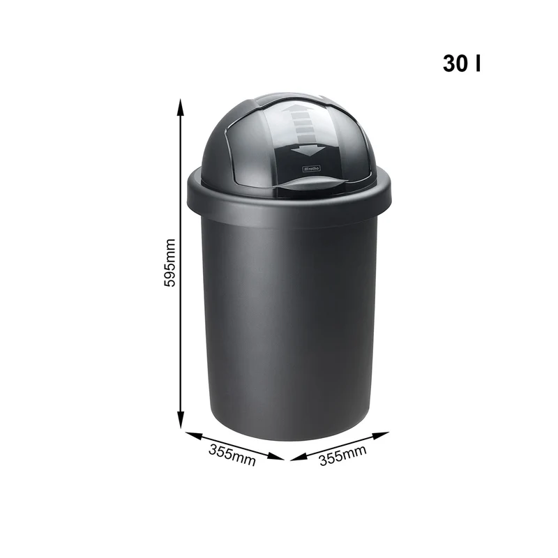 Set Mülleimer 2 tlg. ROLL BOB