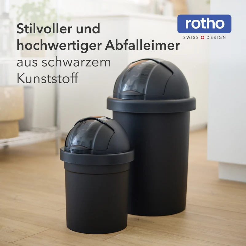 Set Mülleimer 2 tlg. ROLL BOB