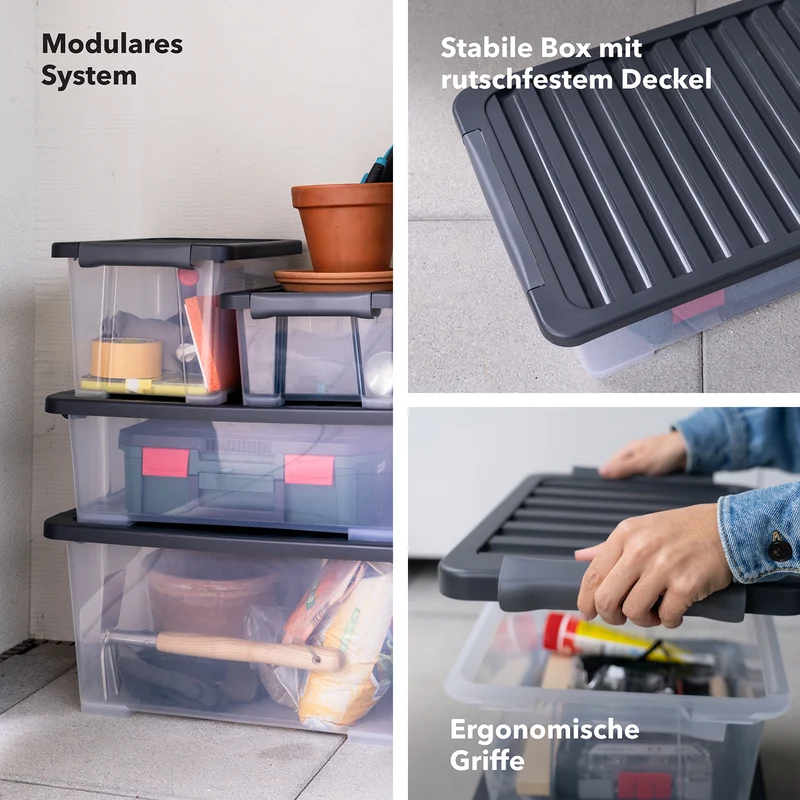 Boxen Set - 4teilig - 44l CORE Plus