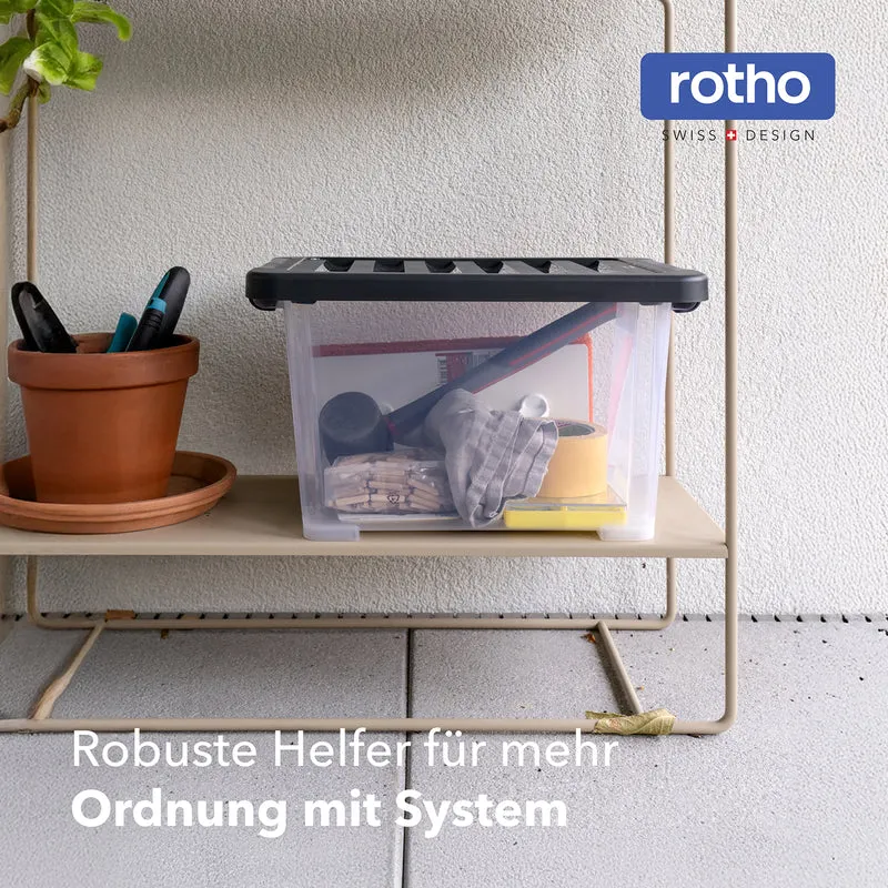 Boxen Set mit Deckel 15 l, 4 tlg. CORE PLUS