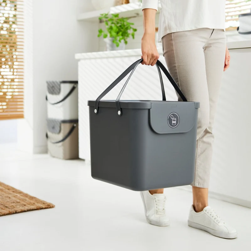 ALBULA Recycling Müllsystem 40L - Anthrazit