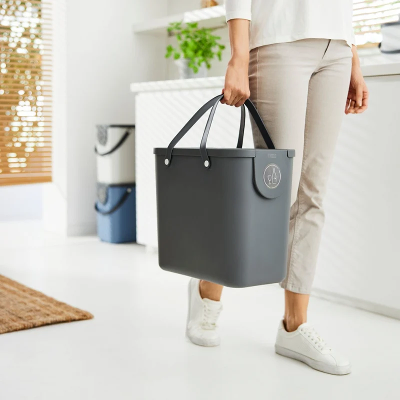 ALBULA Recycling Müllsystem 25L - Anthrazit